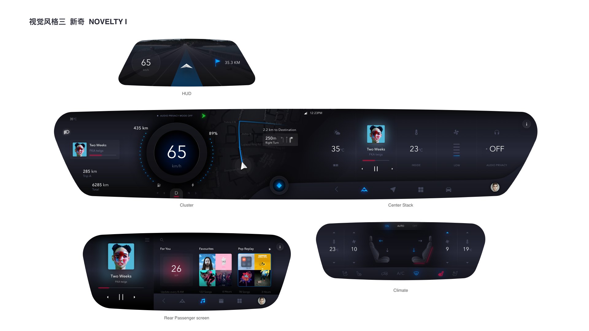 SAIC MAXUS Novelty I visual direction